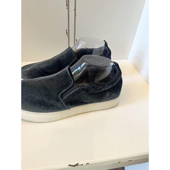 CIRCUS BY SAM EDELMAN Scotlyn Suede Platform Sneaker Size 9 Blue Slip On Shoes - Picture 4 of 11